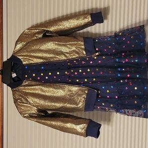 Fun Dress with Glitter coat